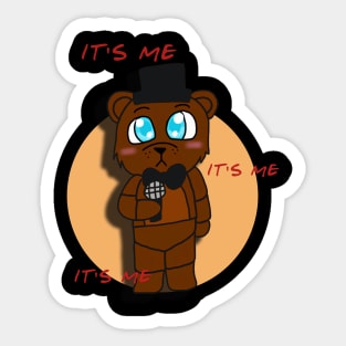 five night at freedy its me Sticker